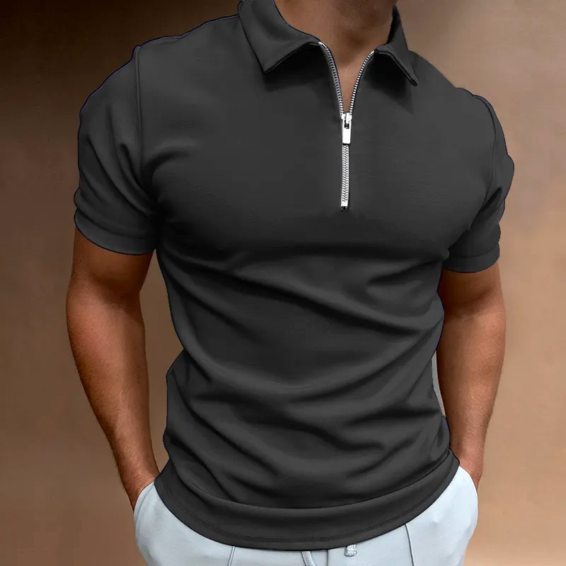 Silvester - Hellgrau Polo-Shirt für Herren